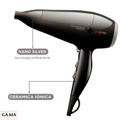 SECADOR DE PELO GAMA DIAMOND ST BK 220 ION 2300 WATTS | Negro - 3