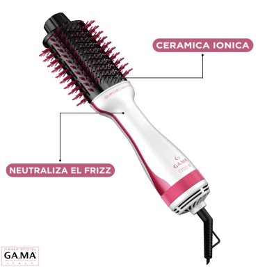 CEPILLO SECADOR MODELADOR GAMA GLAMOUR PINK CERAMIC ION - 3