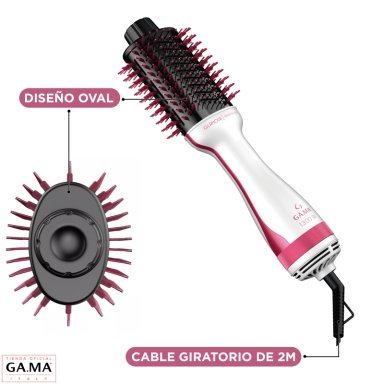 CEPILLO SECADOR MODELADOR GAMA GLAMOUR PINK CERAMIC ION - 5