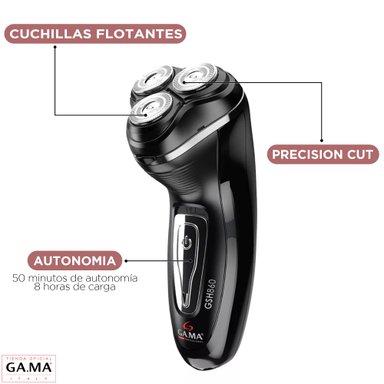 MÁQUINA DE AFEITAR ELÉCTRICA GAMA GSH 860 INALÁMBRICA - 3