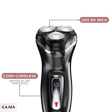 MÁQUINA DE AFEITAR ELÉCTRICA GAMA GSH 860 INALÁMBRICA - 4