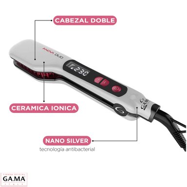CEPILLO GAMA INNOVA HOTBRUSH DUO DIGITAK DOBLE CABEZAL ION - 3