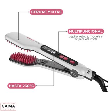 CEPILLO GAMA INNOVA HOTBRUSH DUO DIGITAK DOBLE CABEZAL ION - 4