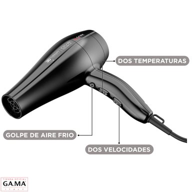 SECADOR PROFESIONAL GAMA DIVA CERAMIC ION 3D - 4