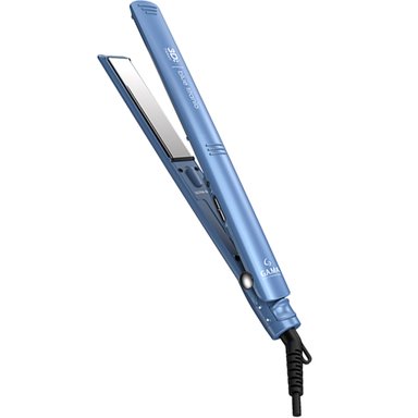 PLANCHA ALISADORA GAMA ELEGANCE BLUE TITANIO 3D ULTRA ION - 1