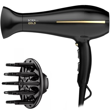 SECADOR DE PELO GAMA BORA ION GOLD CERAMIC ORO LIQUIDO - 1