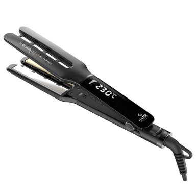 ALISADOR PLANCHA GAMA DUAL PLATES  S-QUATTRO DIGITAL TITANIO Y CERAMICA TOURMALINE - 1