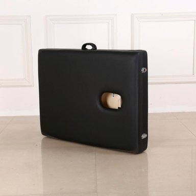 CAMILLA PARA MASAJES DE 2 CUERPOS PORTATIL NEGRA - 5