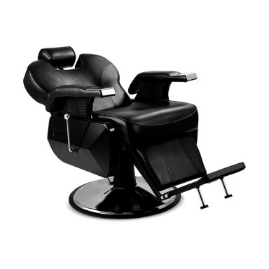 SILLA ACERO NEGRO BARBERIA PELUQUERIA PRO - 1