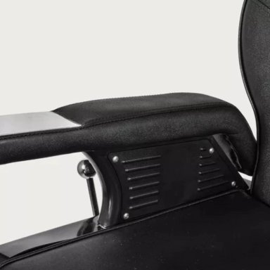 SILLA ACERO NEGRO BARBERIA PELUQUERIA PRO - 7