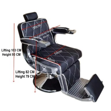 SILLON DE BARBERIA PELUQUERIA AMERICAN - 6