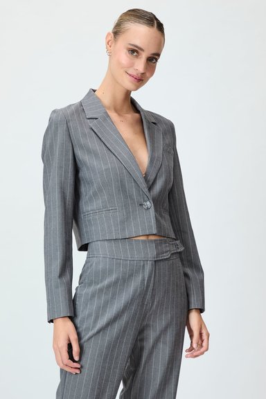 BLAZER MUJER GRIS FANTASÍA - 1