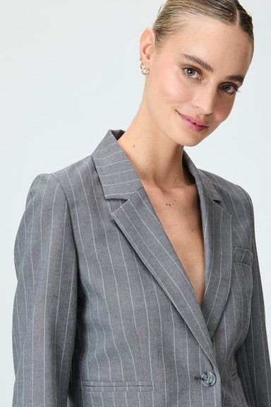 BLAZER MUJER GRIS FANTASÍA - 2