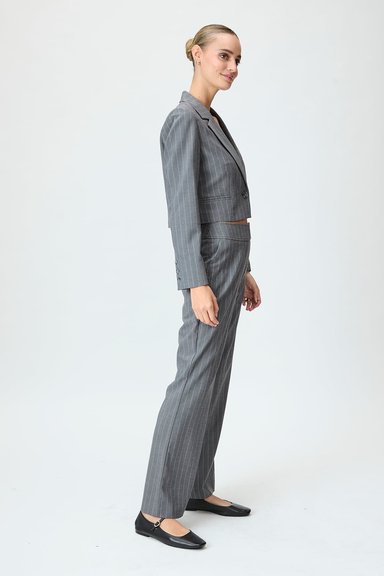 BLAZER MUJER GRIS FANTASÍA - 3