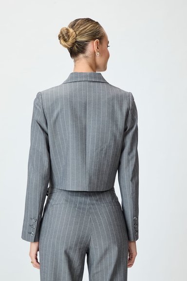 BLAZER MUJER GRIS FANTASÍA - 4