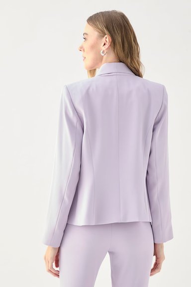 BLAZER MUJER ASH LILA LISO - 4