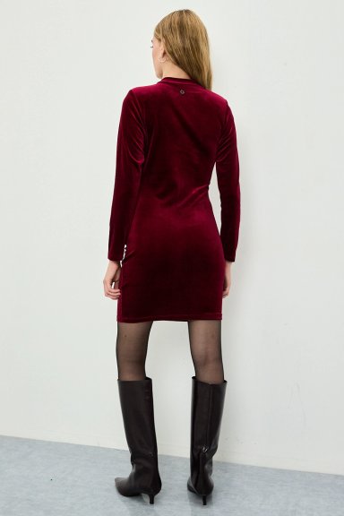 VESTIDO CORTO MUJER BURDEO IO - 3