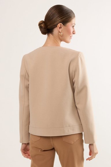 CHAQUETA BEIGE MUJER MAGRIFFE - 3