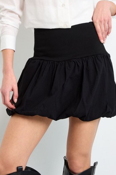 FALDA CORTA NEGRO MUJER IO - 2