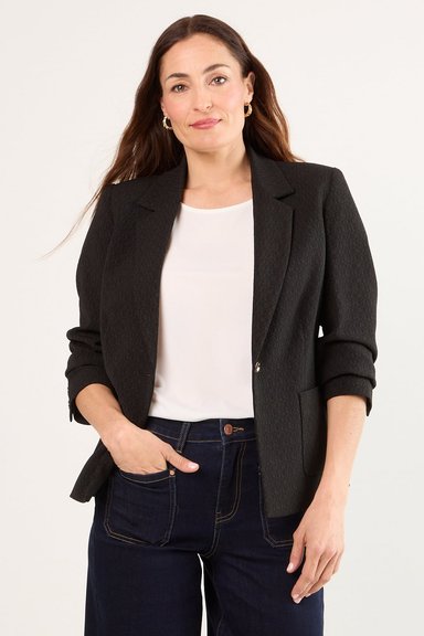 BLAZER NEGRO MUJER MAGRIFFE - 1