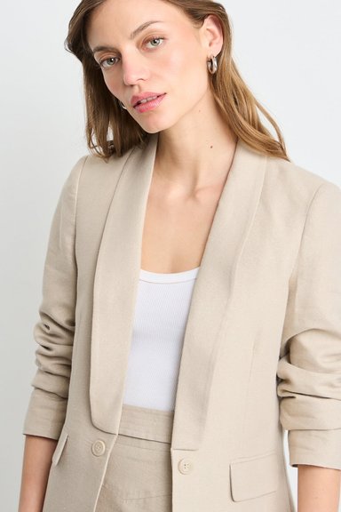 BLAZER BEIGE MUJER IO - 2