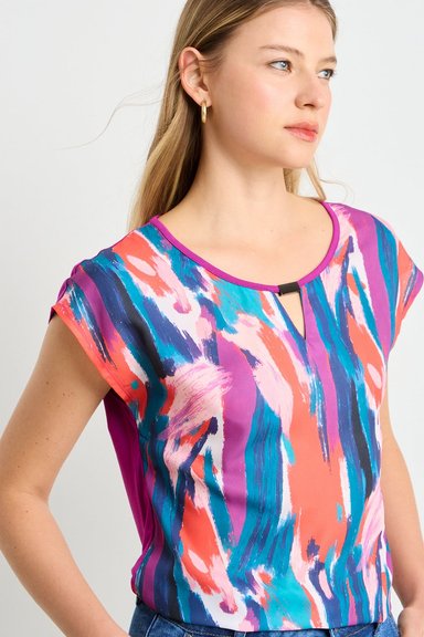 POLERA FUCSIA MUJER ASH - 2
