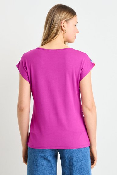 POLERA FUCSIA MUJER ASH - 3