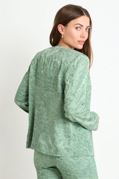 BLAZER VERDE OLIVA MUJER ASH - 3