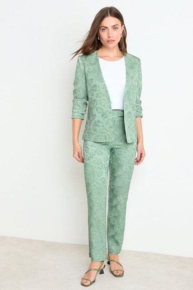 BLAZER VERDE OLIVA MUJER ASH - 4