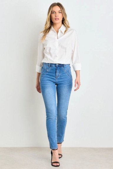 JEANS CELESTE MUJER ASH - 1