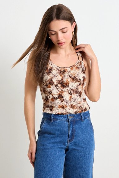 POLERA CAFE  MUJER ASH - 1