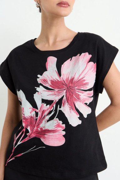 POLERA FANTASIA NEGRO MUJER ASH - 2