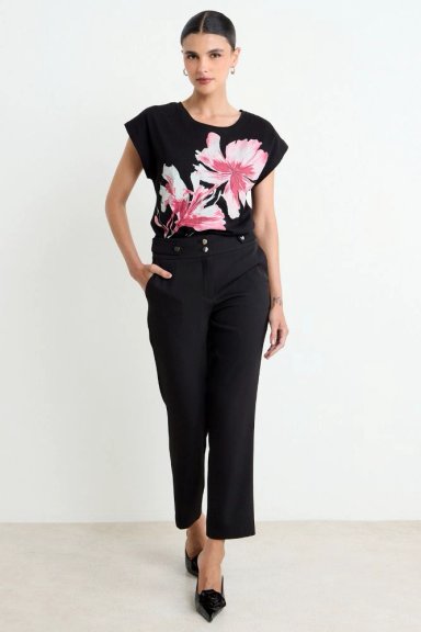 POLERA FANTASIA NEGRO MUJER ASH - 4