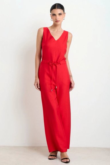 ENTERITO LISO CON CORDON ROJO MUJER ASH - 1