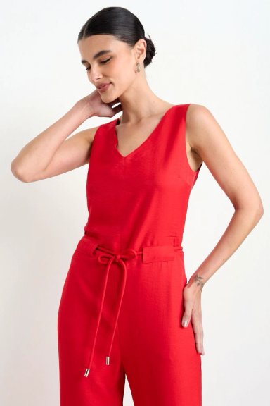 ENTERITO LISO CON CORDON ROJO MUJER ASH - 2