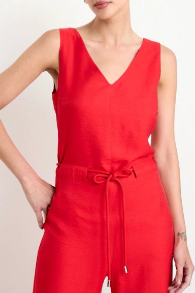 ENTERITO LISO CON CORDON ROJO MUJER ASH - 3