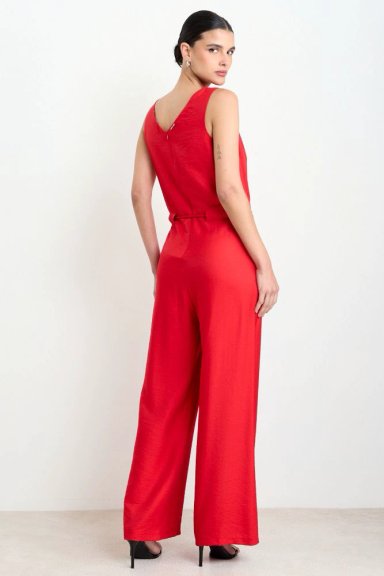 ENTERITO LISO CON CORDON ROJO MUJER ASH - 5