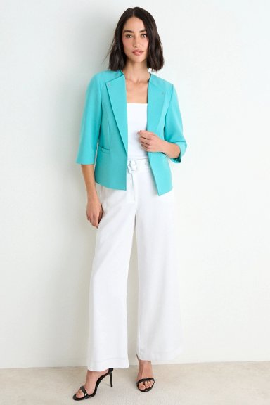 BLAZER LISO CON SOLAPA VERDE CATA MUJER ASH - 4