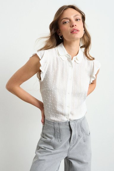 BLUSA LISA CRUDO MUJER IO - 1