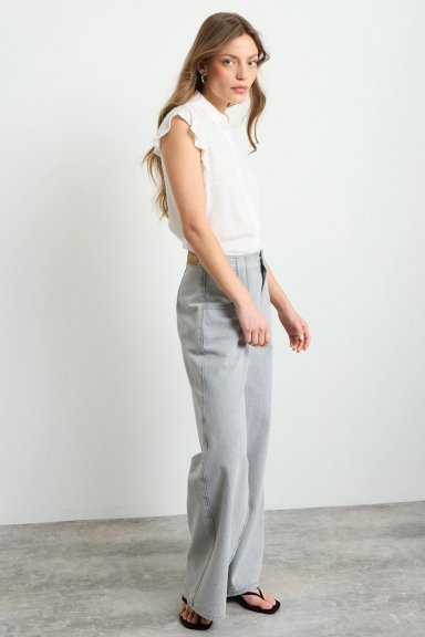 BLUSA LISA CRUDO MUJER IO - 5
