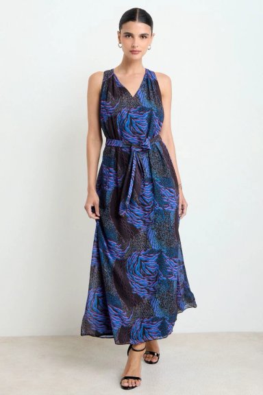 VESTIDO LARGO FANTASIA NEGRO MUJER ASH - 1