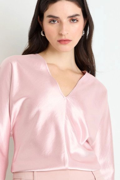 BLUSAS MANGA LARGA ROSA MUJER ASH - 2
