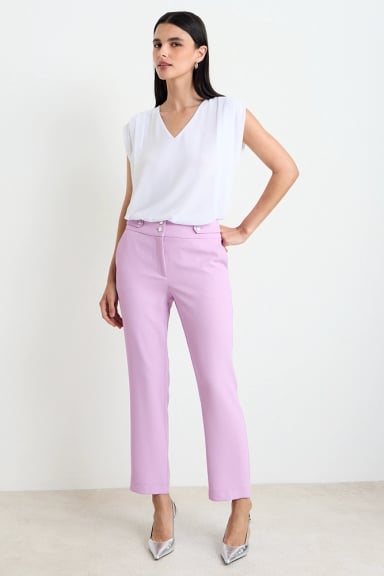BLUSA LISA SIN MANGAS CRUDO MUJER ASH - 4