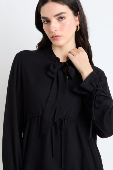 BLUSAS MANGA LARGA NEGRO MUJER ASH - 2