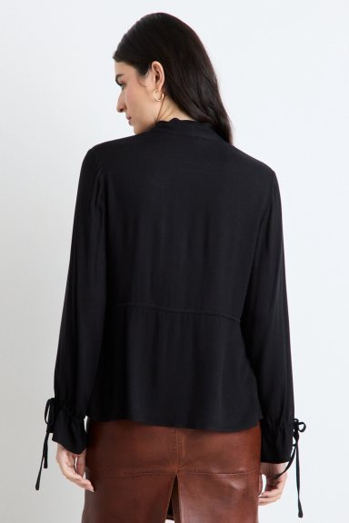 BLUSAS MANGA LARGA NEGRO MUJER ASH - 3
