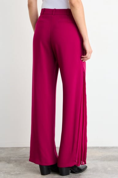 PANTALON LISO BURDEOS MUJER IO - 4