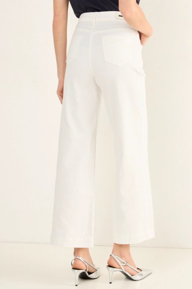 JEANS FLARE BLANCO MUJER MAGRIFFE - 4