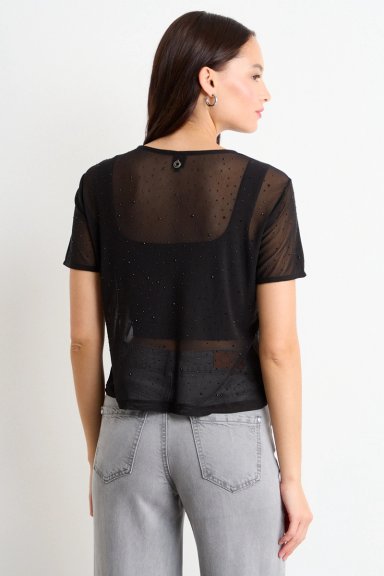 POLERA FANTASIA NEGRO MUJER IO - 3