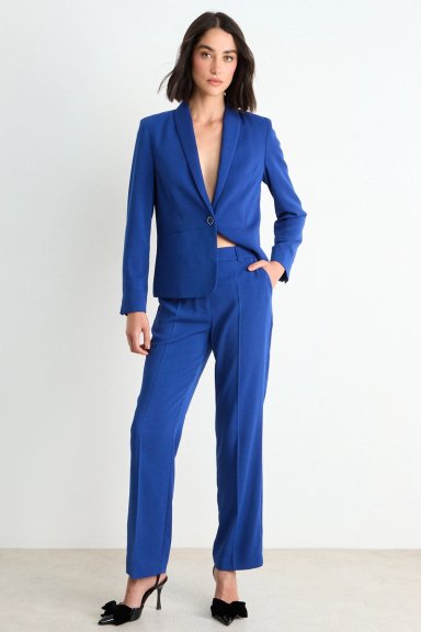 PANTALON RECTO AZUL MUJER ASH - 1