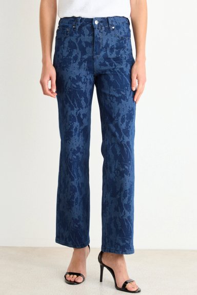 STRAIGHT JEANS  FANTASIA AZUL MUJER ASH - 2